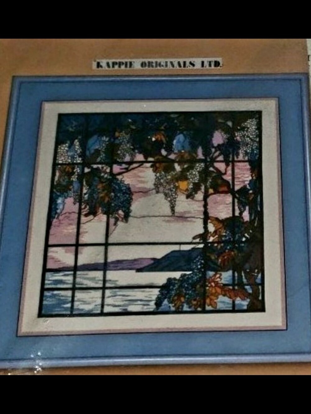 Kappie Originals Louis Comfort Tiffany "View From Oyster Bay" Cross-Stitch Kit